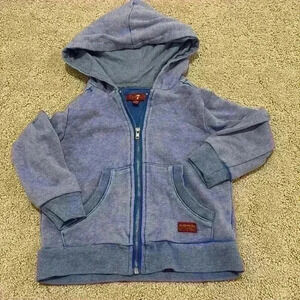7 for all mankind kids zip up hoodie